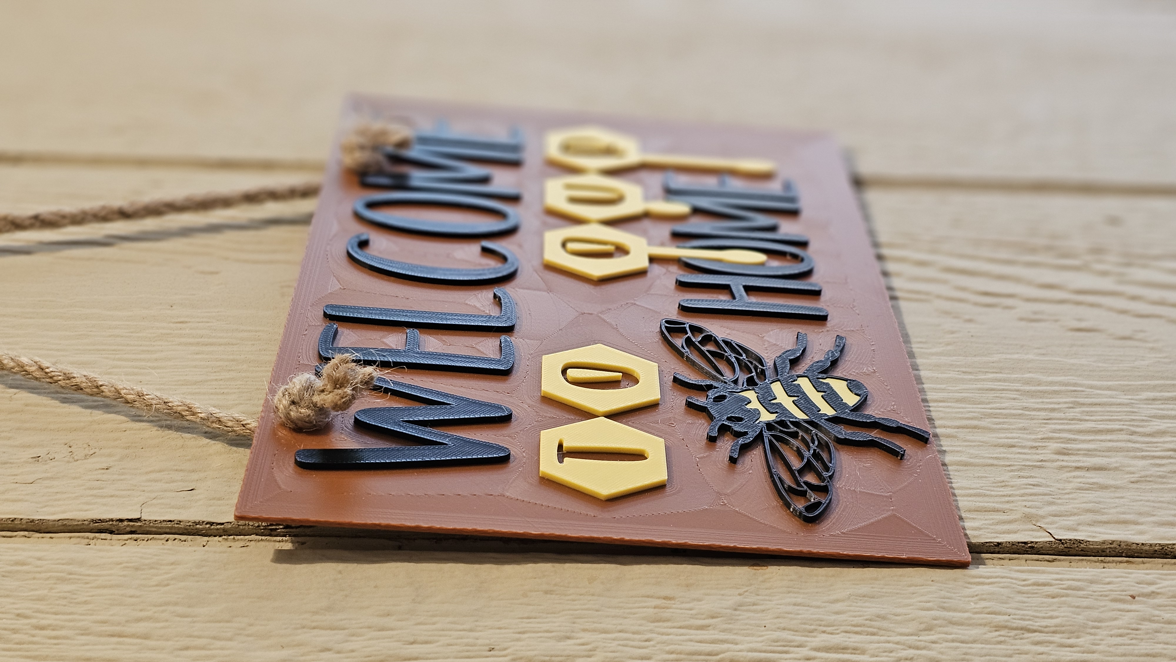 Decorative Craft Sign - 3D printed home decor sign